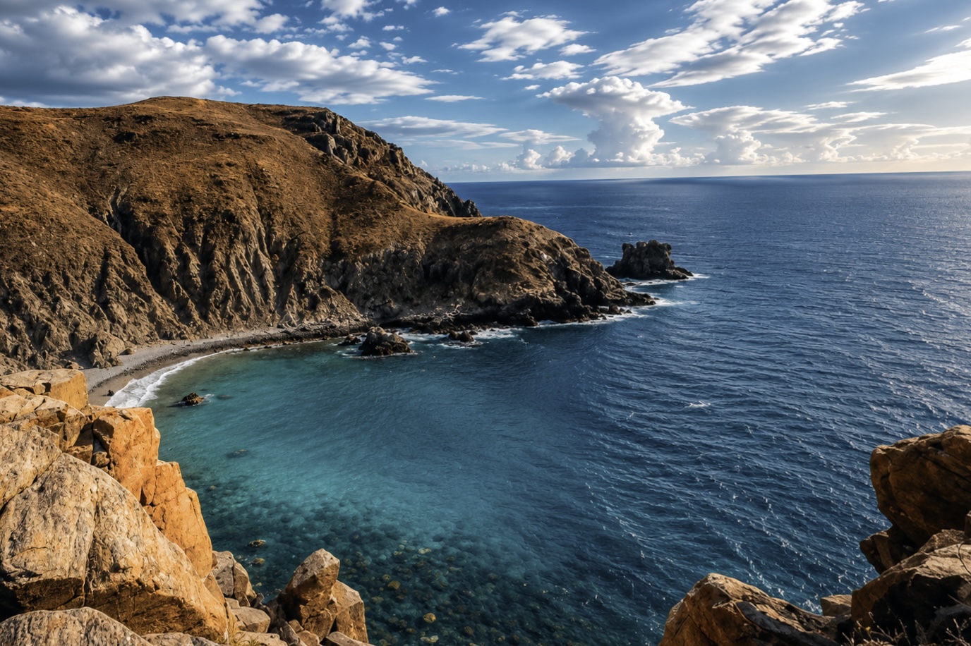 Acantilados y costa oceánica de Punta de Lobos